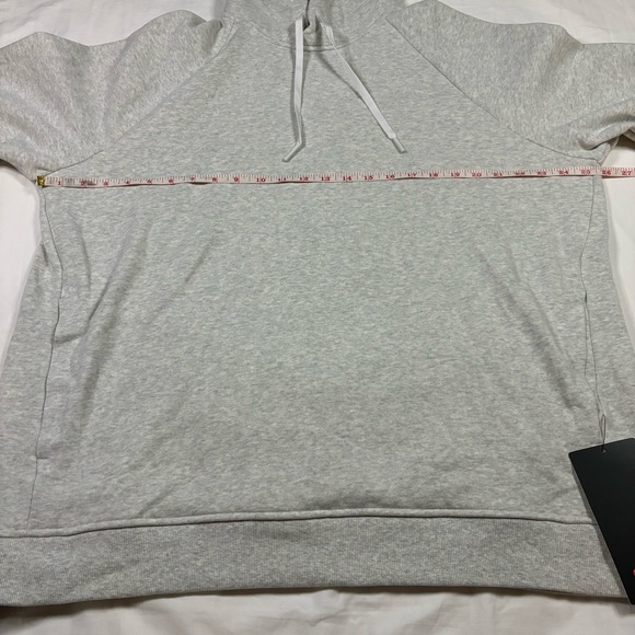 lululemon Classic-Fit Fleece Pullover Hoodie HCUG/WHT Light Gray Men’s Size XXL - Picture 2 of 7